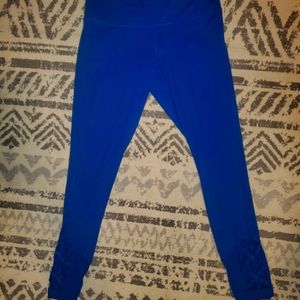 Yogalicious Leggings Blue Size: Medium